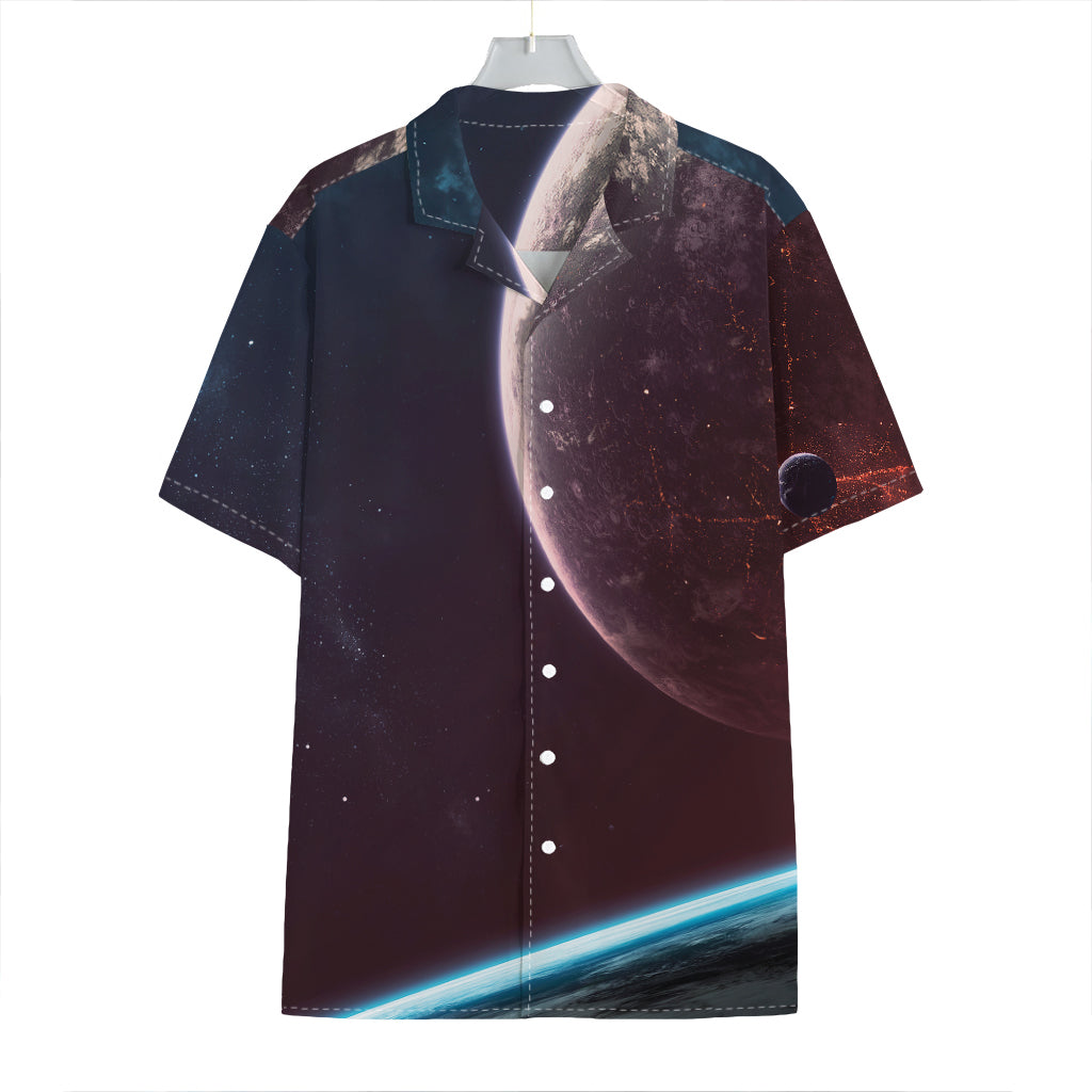 Cosmic Space Print Hawaiian Shirt