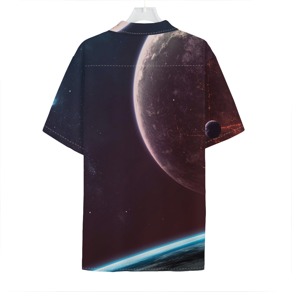 Cosmic Space Print Hawaiian Shirt