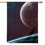 Cosmic Space Print House Flag