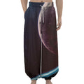 Cosmic Space Print Lantern Pants