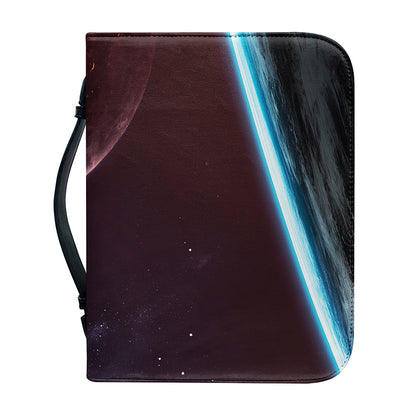 Cosmic Space Print Leather Bible Cover