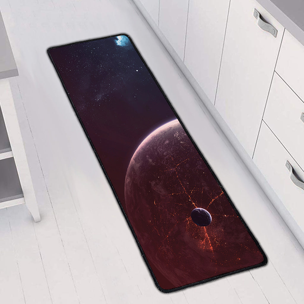 Cosmic Space Print Long Kitchen Mat
