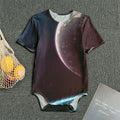 Cosmic Space Print Men's Bodysuit