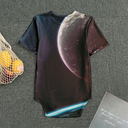 Cosmic Space Print Men's Bodysuit
