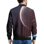 Cosmic Space Print Men's Bomber Jacket