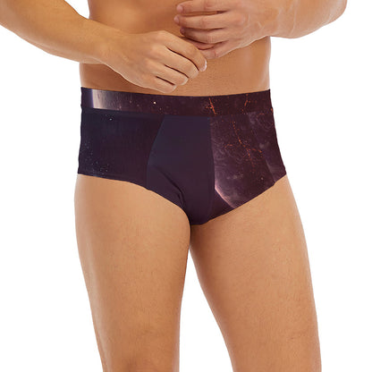 Cosmic Space Print Men's Briefs
