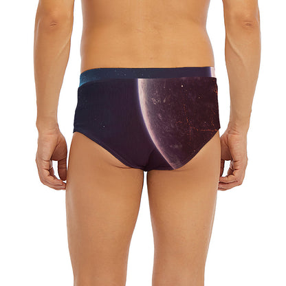Cosmic Space Print Men's Briefs