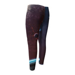 Cosmic Space Print Men's Compression Pants