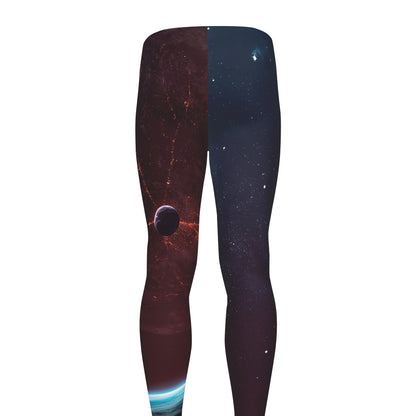 Cosmic Space Print Men's leggings