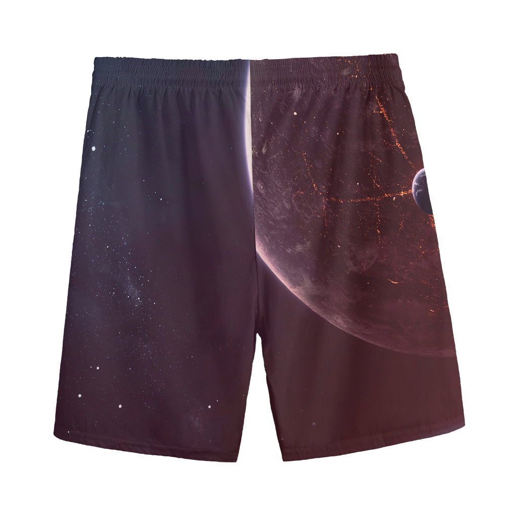 Cosmic Space Print Men's Sports Shorts