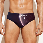 Cosmic Space Print Men's Swim Briefs