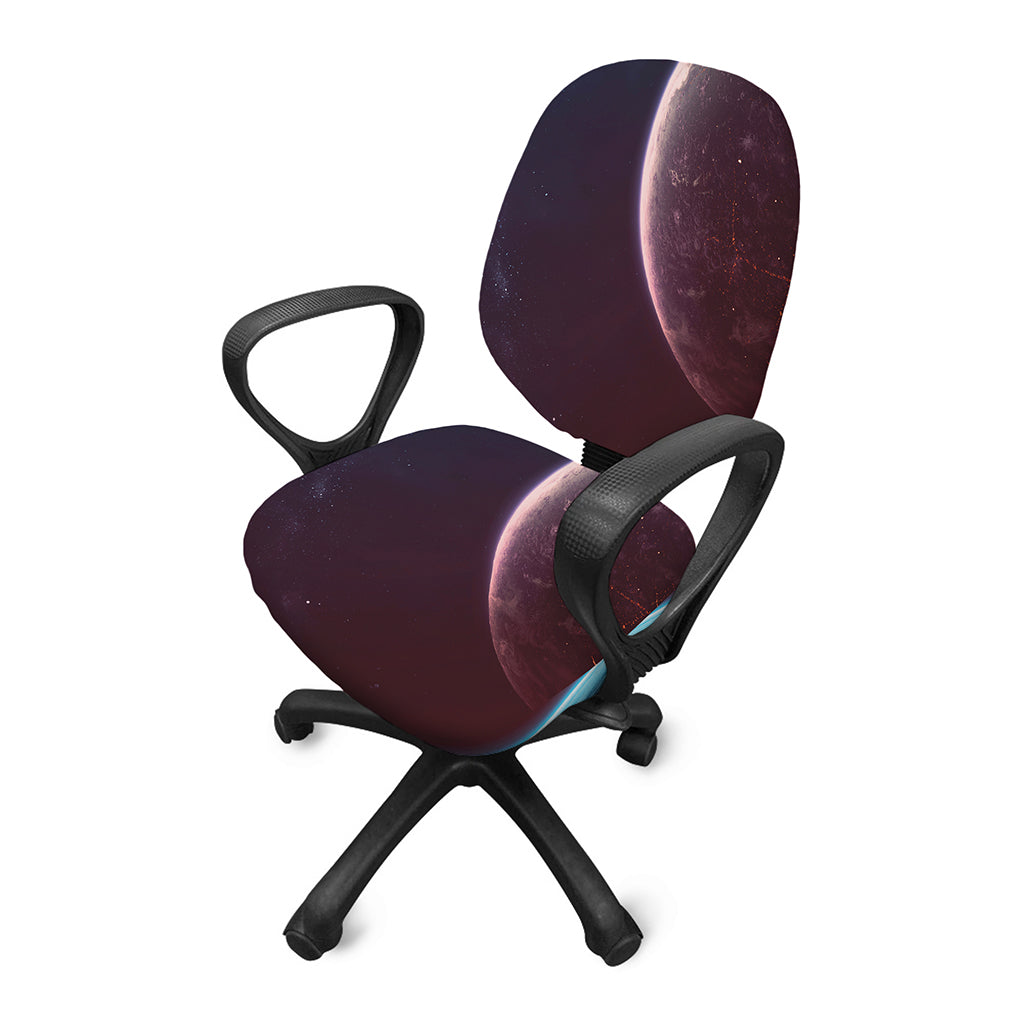 Cosmic Space Print Office Chair Cover