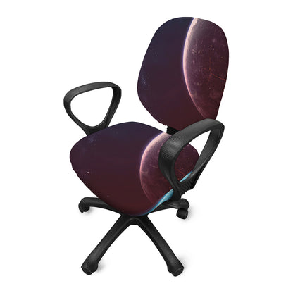 Cosmic Space Print Office Chair Cover