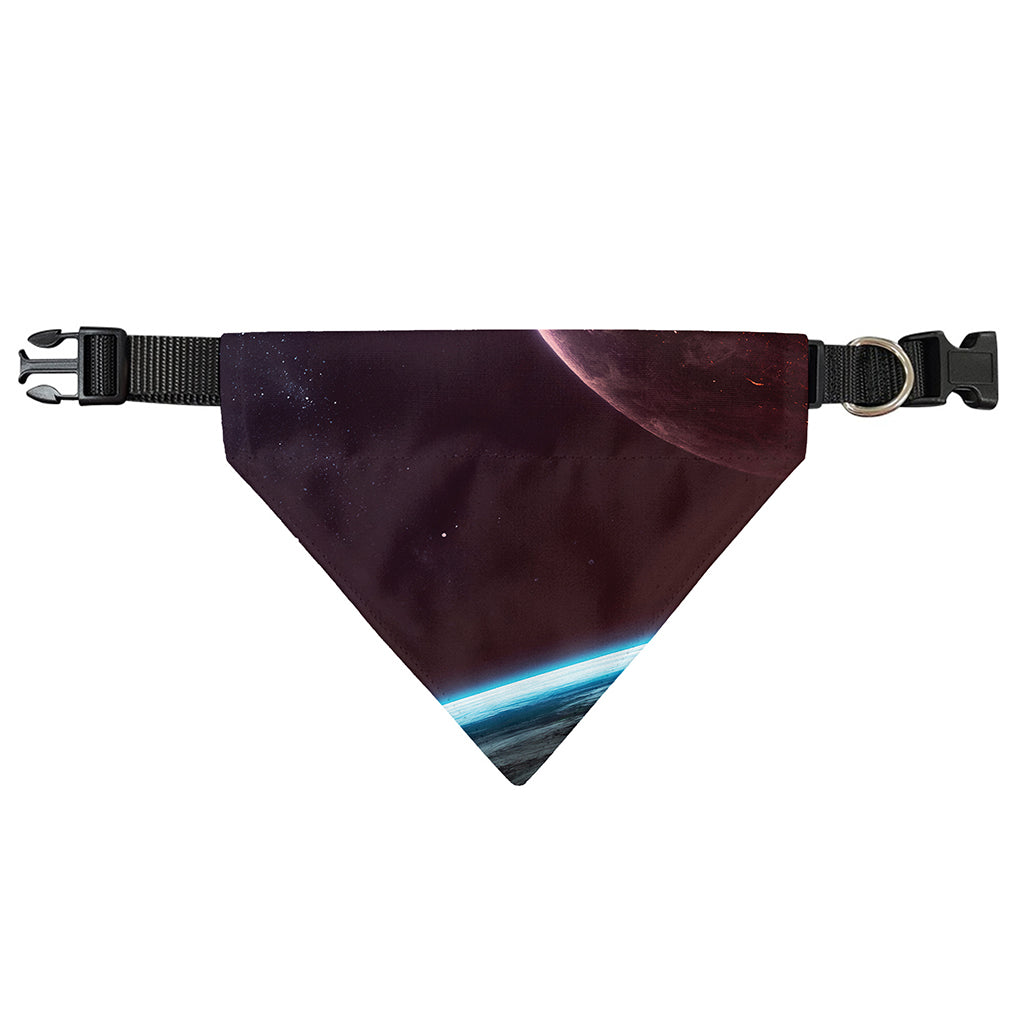 Cosmic Space Print Over The Collar Dog Bandana