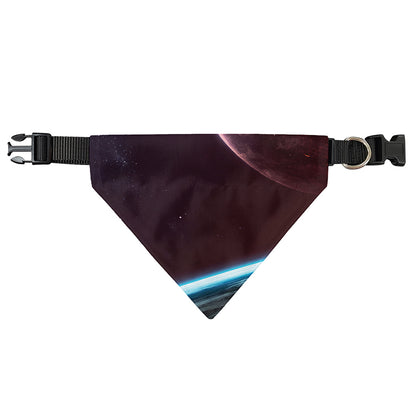 Cosmic Space Print Over The Collar Dog Bandana