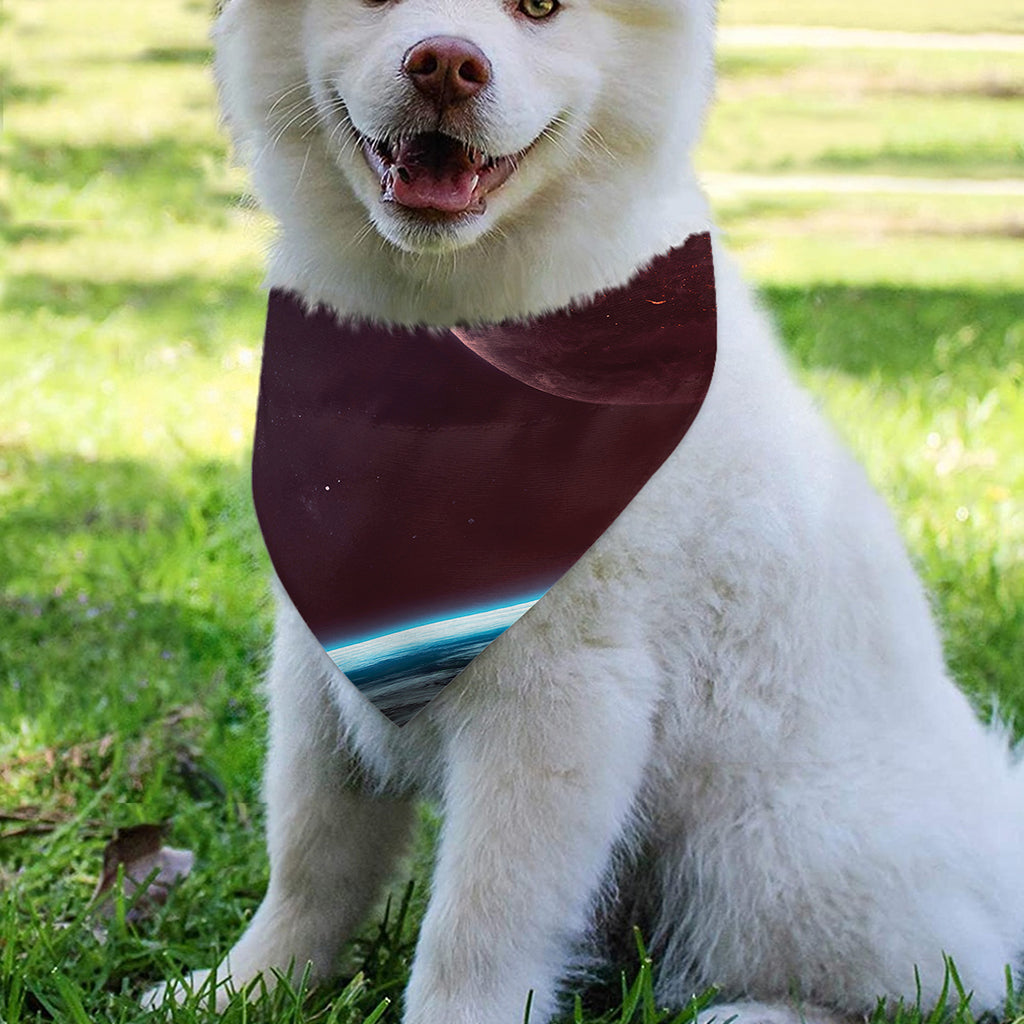 Cosmic Space Print Over The Collar Dog Bandana