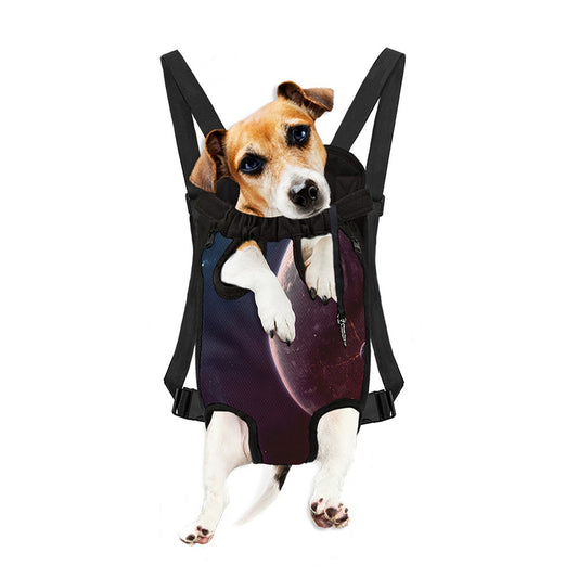Cosmic Space Print Pet Carrier Backpack