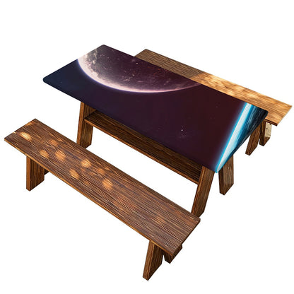 Cosmic Space Print Picnic Table Cover
