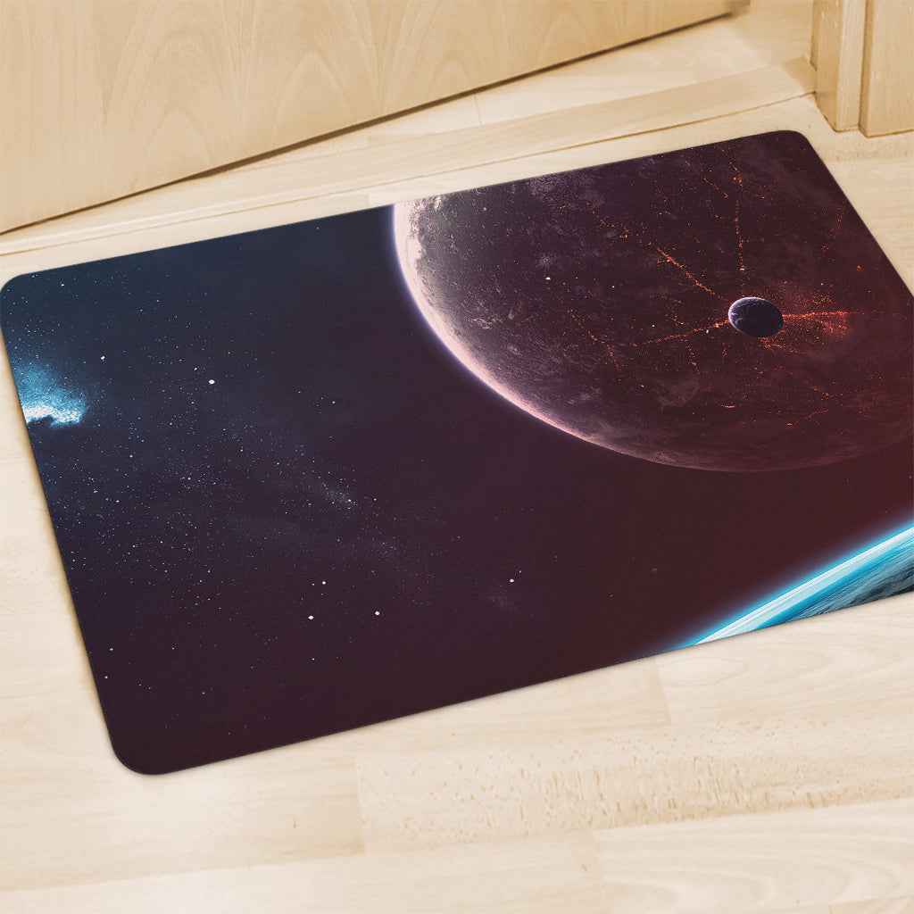 Cosmic Space Print Polyester Doormat