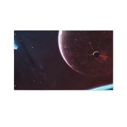Cosmic Space Print Polyester Flag