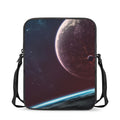 Cosmic Space Print Rectangular Crossbody Bag