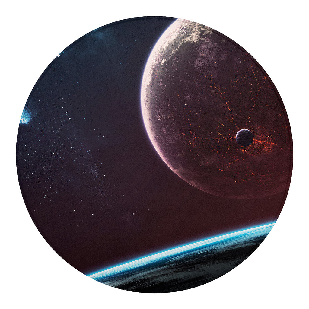 Cosmic Space Print Round Blanket
