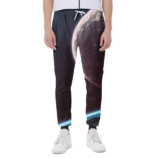 Cosmic Space Print Scuba Joggers