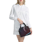 Cosmic Space Print Shoulder Handbag