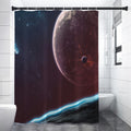 Cosmic Space Print Shower Curtain