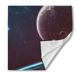 Cosmic Space Print Silk Bandana
