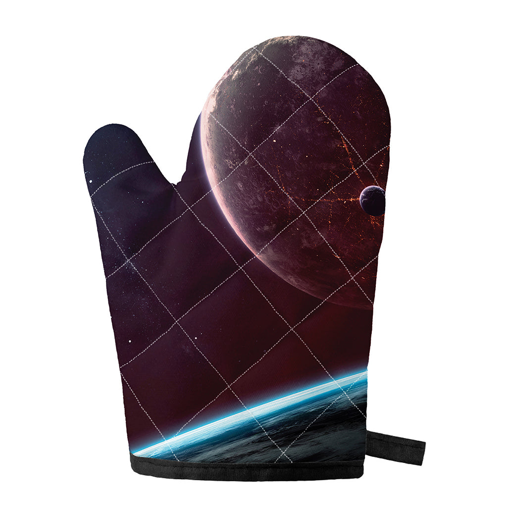 Cosmic Space Print Single Oven Mitt
