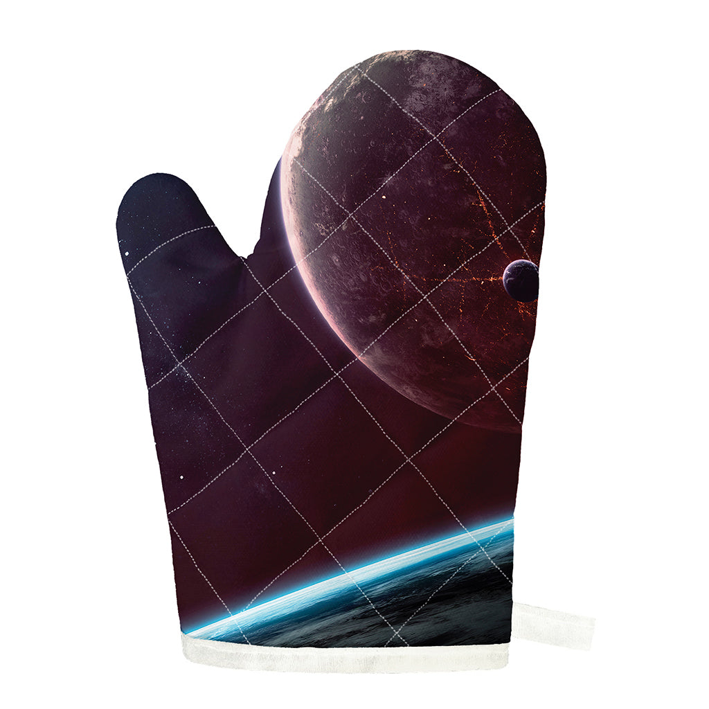 Cosmic Space Print Single Oven Mitt