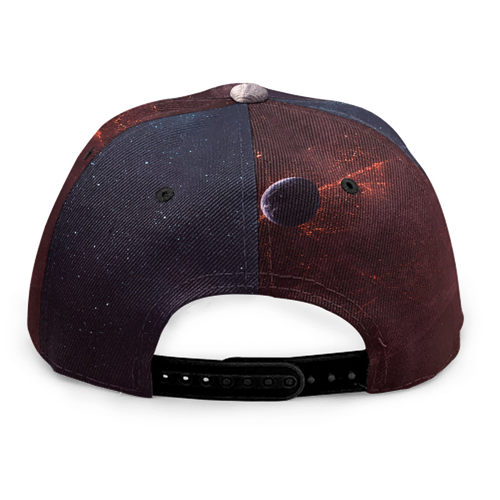 Cosmic Space Print Snapback Cap