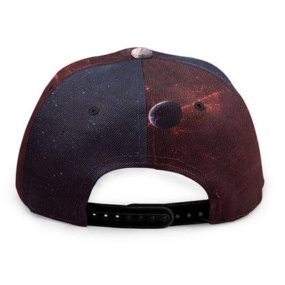 Cosmic Space Print Snapback Cap