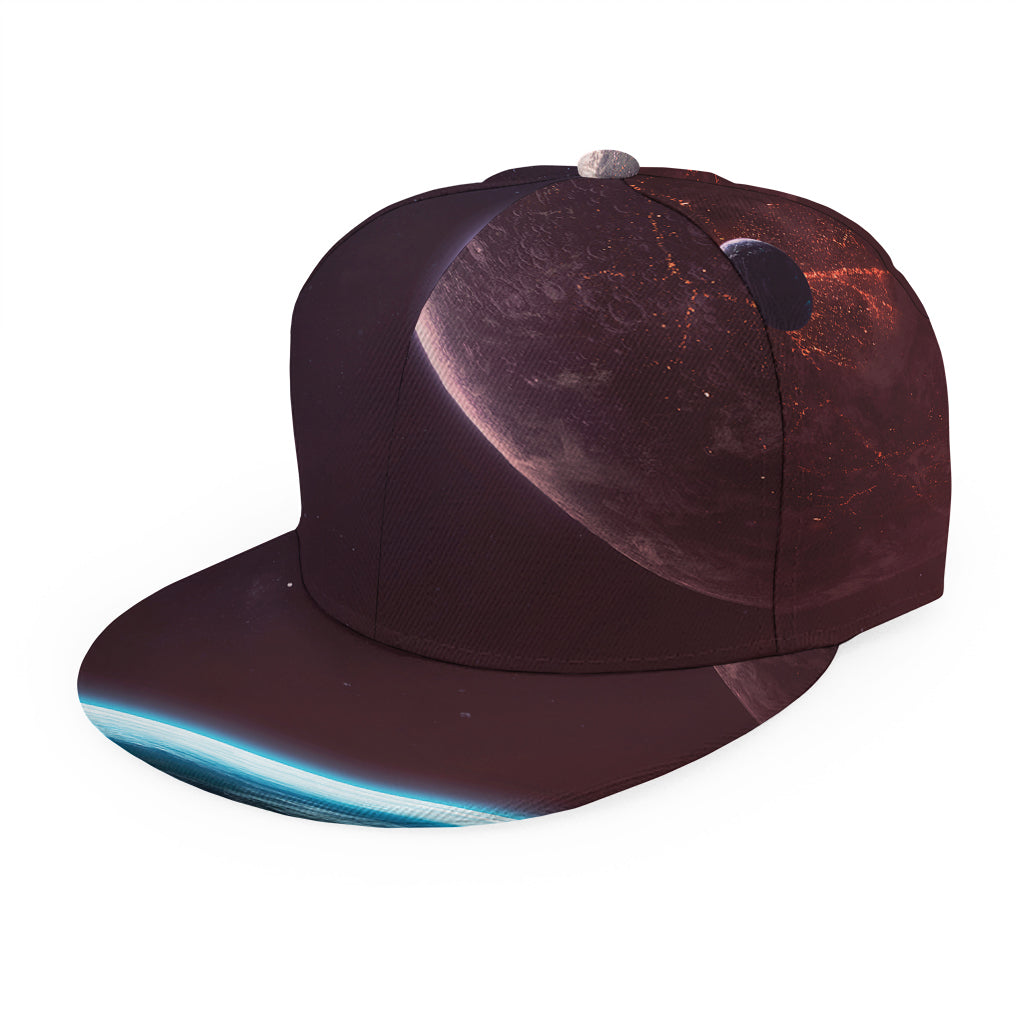 Cosmic Space Print Snapback Cap