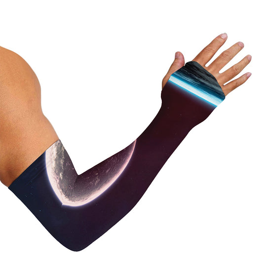 Cosmic Space Print Sun Protection Arm Sleeves