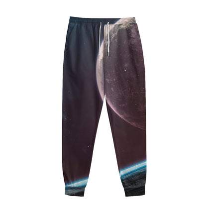 Cosmic Space Print Sweatpants