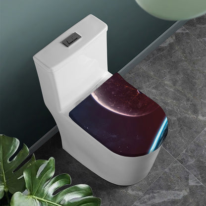 Cosmic Space Print Toilet Lid Cover