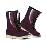 Cosmic Space Print Winter Boots