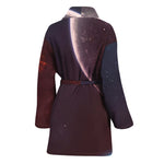 Cosmic Space Print Women's Bathrobe