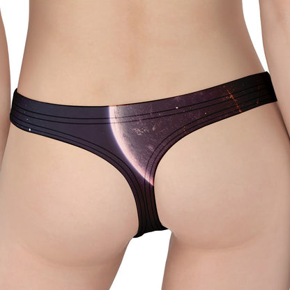 Cosmic Space Print Women's Thong