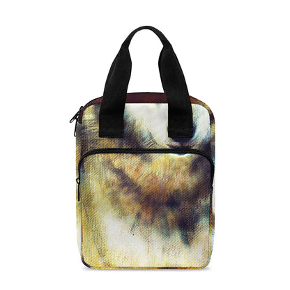 Cosmic Wolf Portrait Print Bible Tote Bag