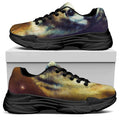 Cosmic Wolf Portrait Print Black Chunky Shoes