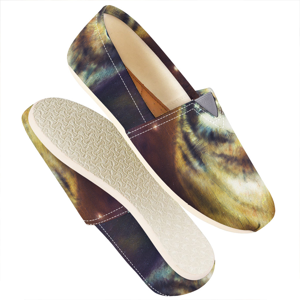 Cosmic Wolf Portrait Print Casual Shoes