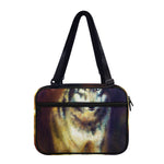 Cosmic Wolf Portrait Print Double Strap Bible Bag