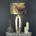 Cosmic Wolf Portrait Print Drum Lamp Shade