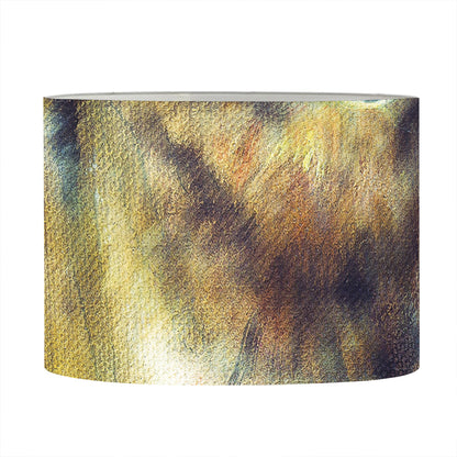 Cosmic Wolf Portrait Print Drum Lamp Shade