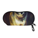 Cosmic Wolf Portrait Print Glasses Case