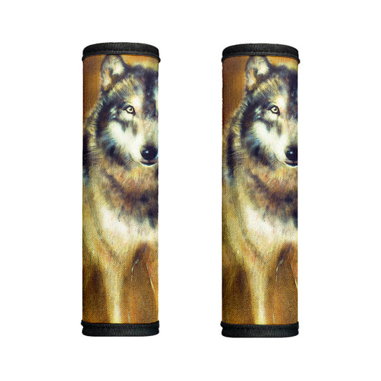 Cosmic Wolf Portrait Print Handle Covers
