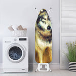 Cosmic Wolf Portrait Print Ironing Board Cover